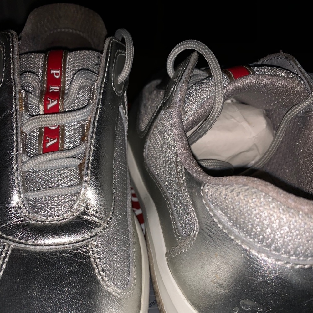 PRADA America's Cup (patent leather) Sneakers - Picture 8 of 14